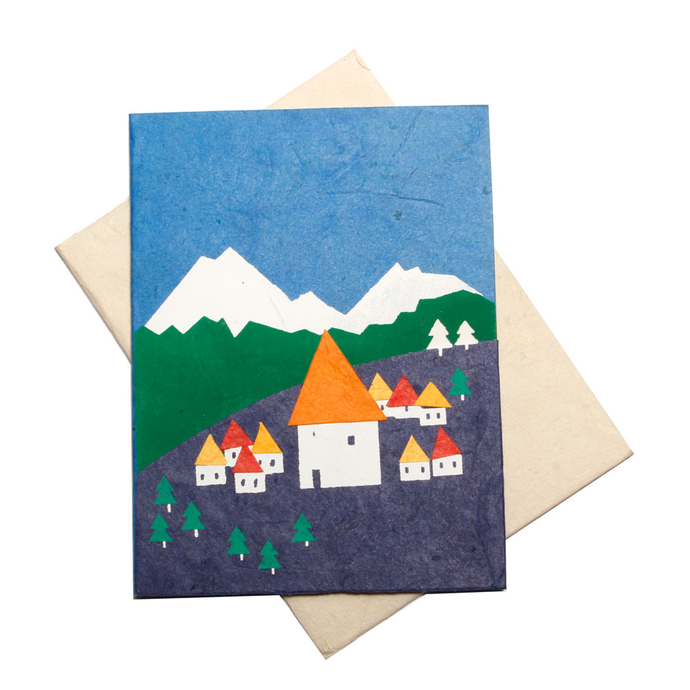 Village Lokta Greeting Paper