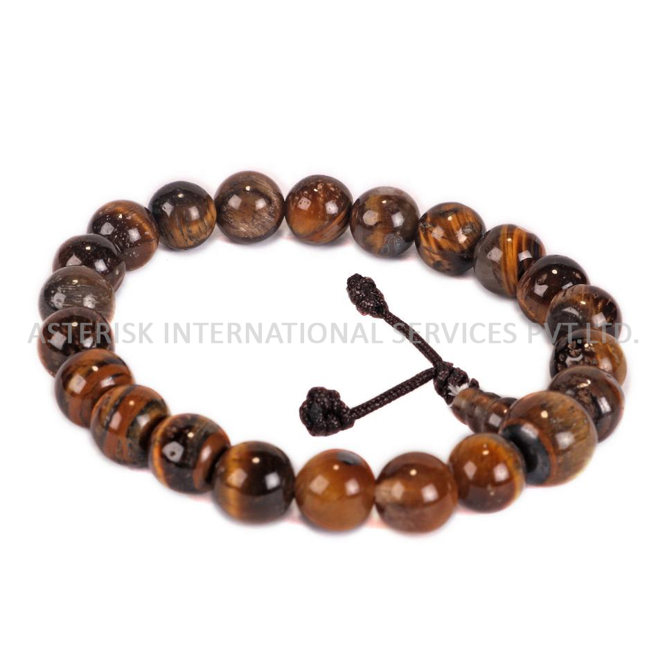 Natural Tiger Eye Beaded Bracelets