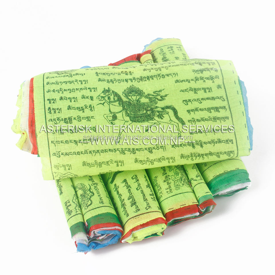 Colour Buddhist Ritual Prayer Flag
