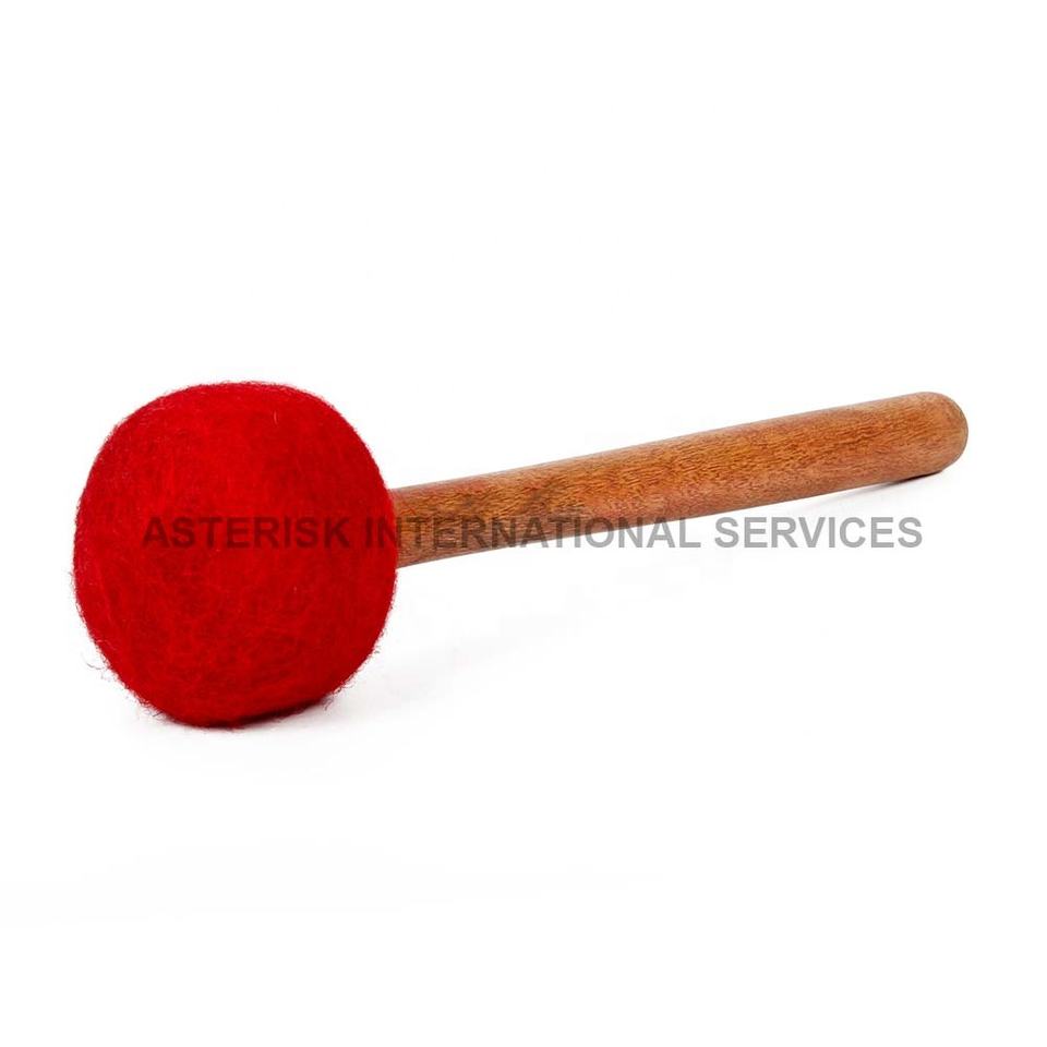 Gong Red Felt Striker for High Resonance
