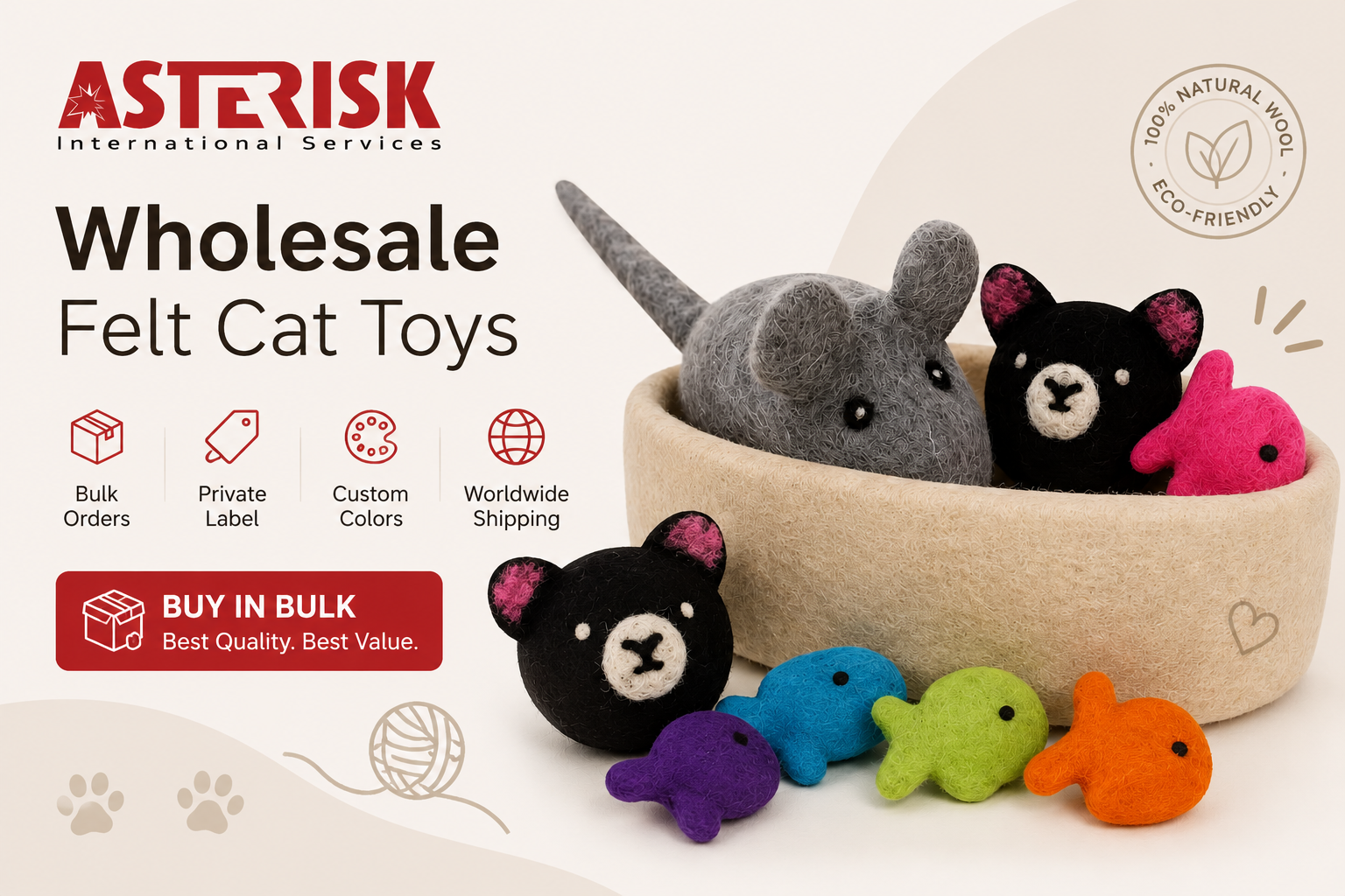 Wholesale Felt Cat Toys: A Sourcing Guide for Pet Retailers and Brands