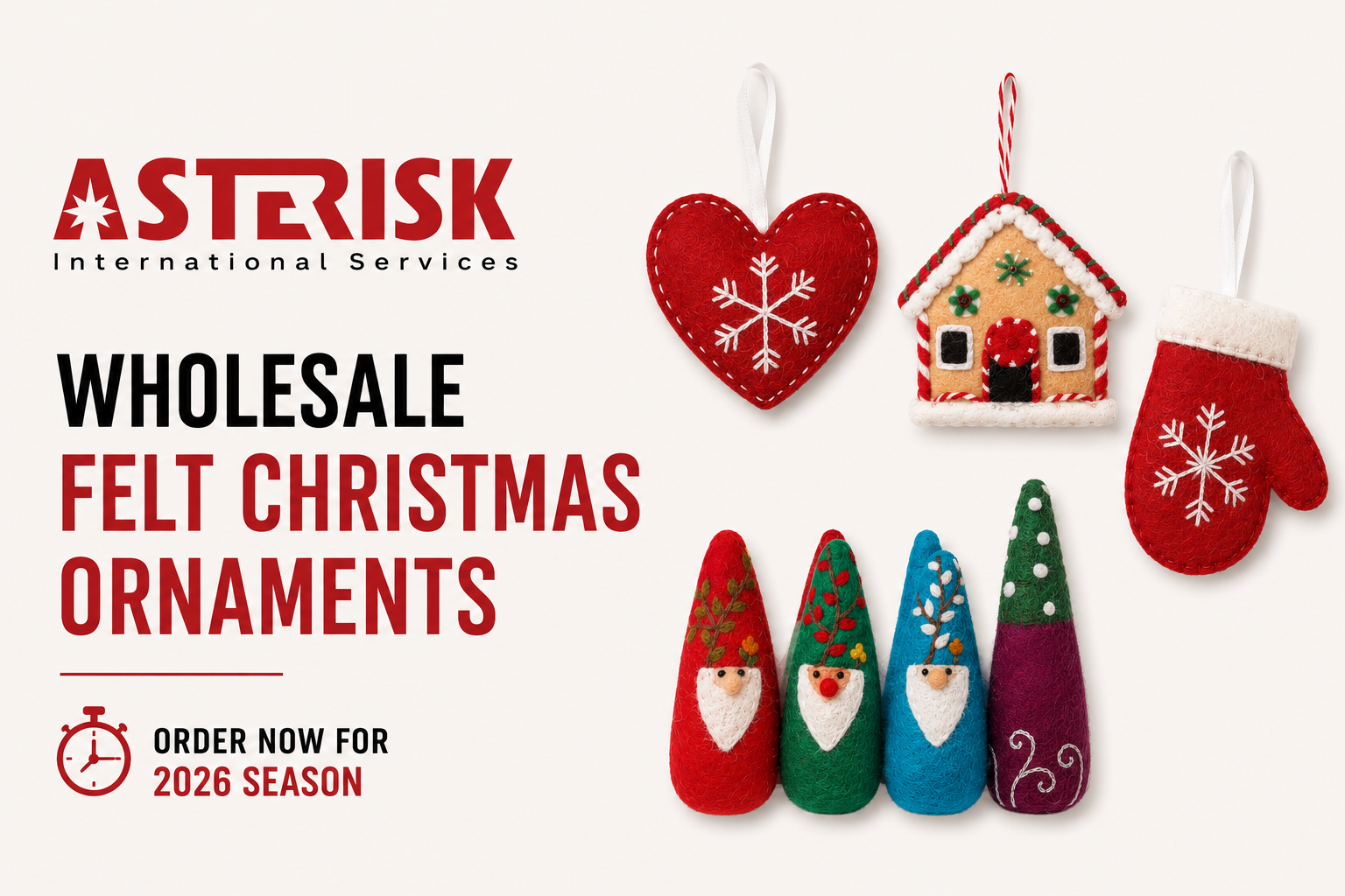 When to Order Wholesale Felt Christmas Ornaments So They Actually Arrive by Christmas