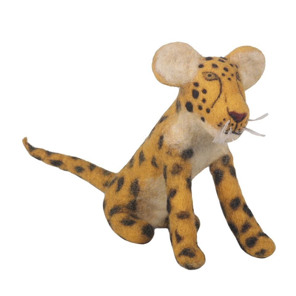 Handmade Felt Stuffed Animals Leopard