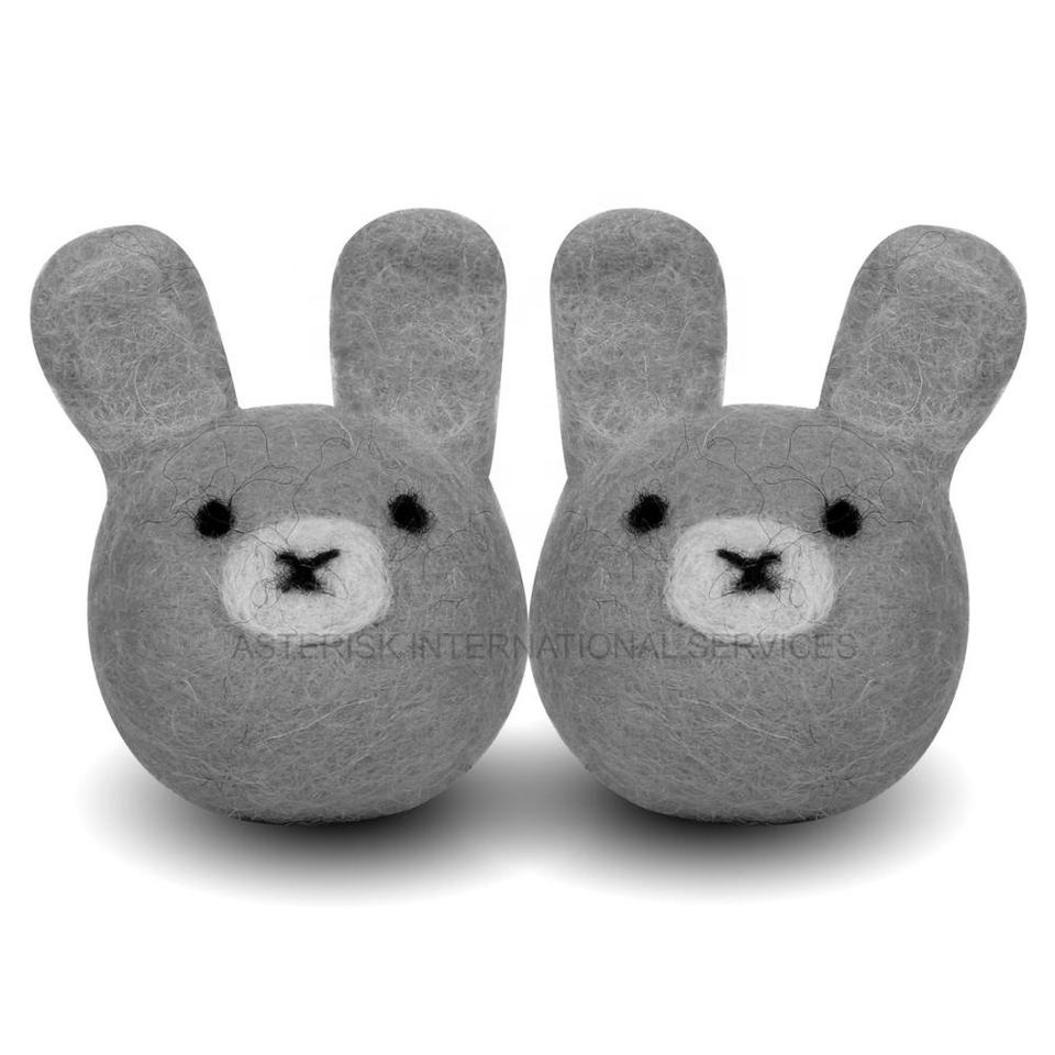 Wool Felted Rabbit Educational Toy