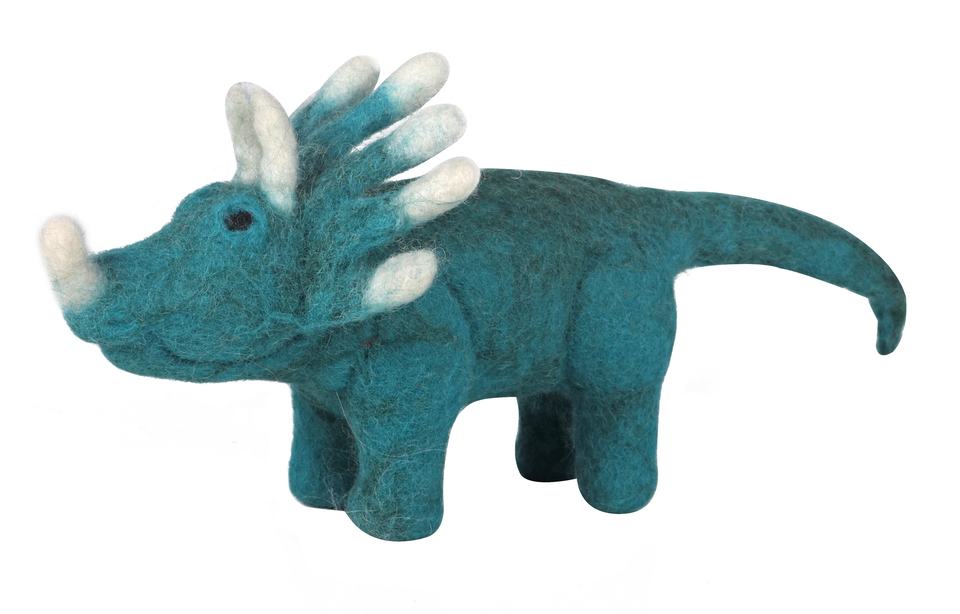 Handmade Felt Toy Dinosaur