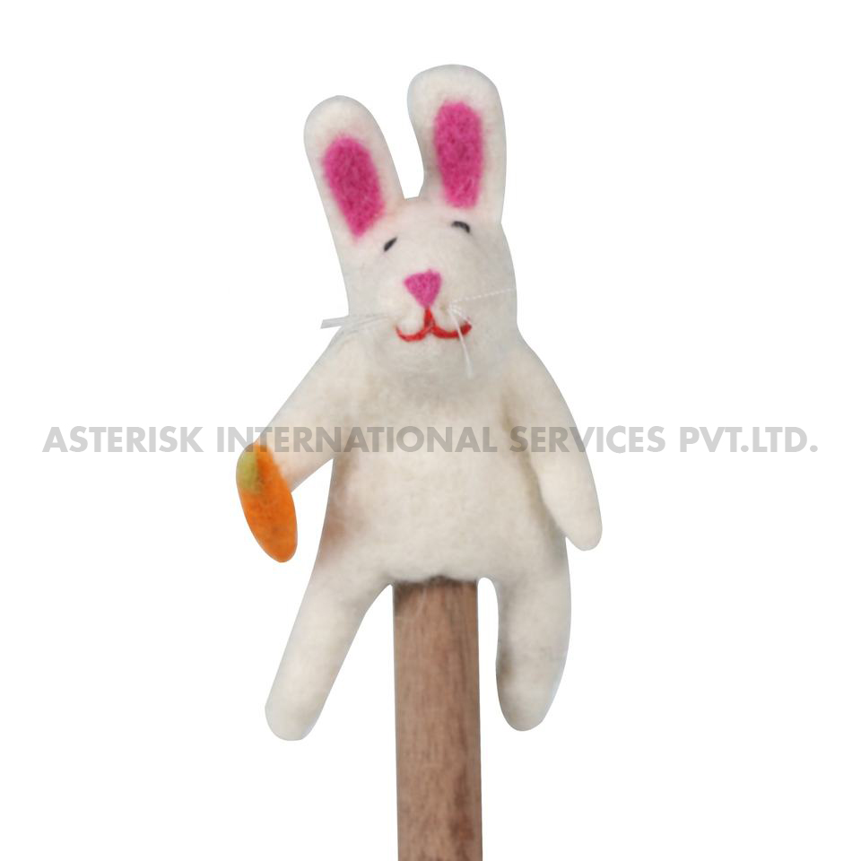 Rabbit Felt Finger Puppet